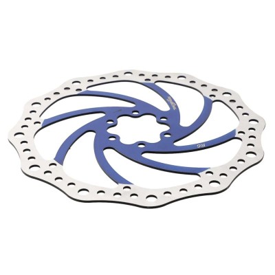Disco de freno 140mm azul (Smartgyro / Kugoo y similares) - Dentado (6H -44MM)