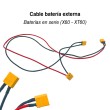 Cable para baterías externas en serie (Conector XT60-XT60)