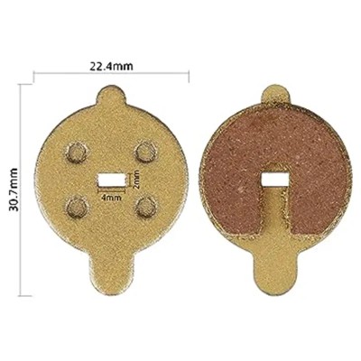 Pastilla de freno semimetálica para Patinete Niu [Suniik]