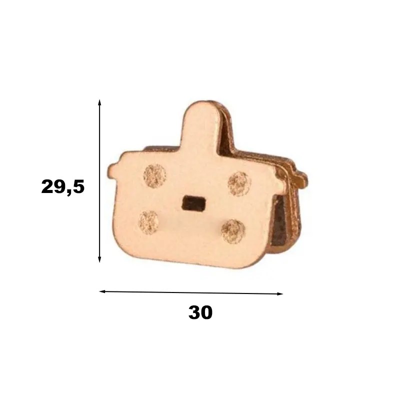 Pastilla de freno semimetálica para SmartGyro K2 [Suniik]