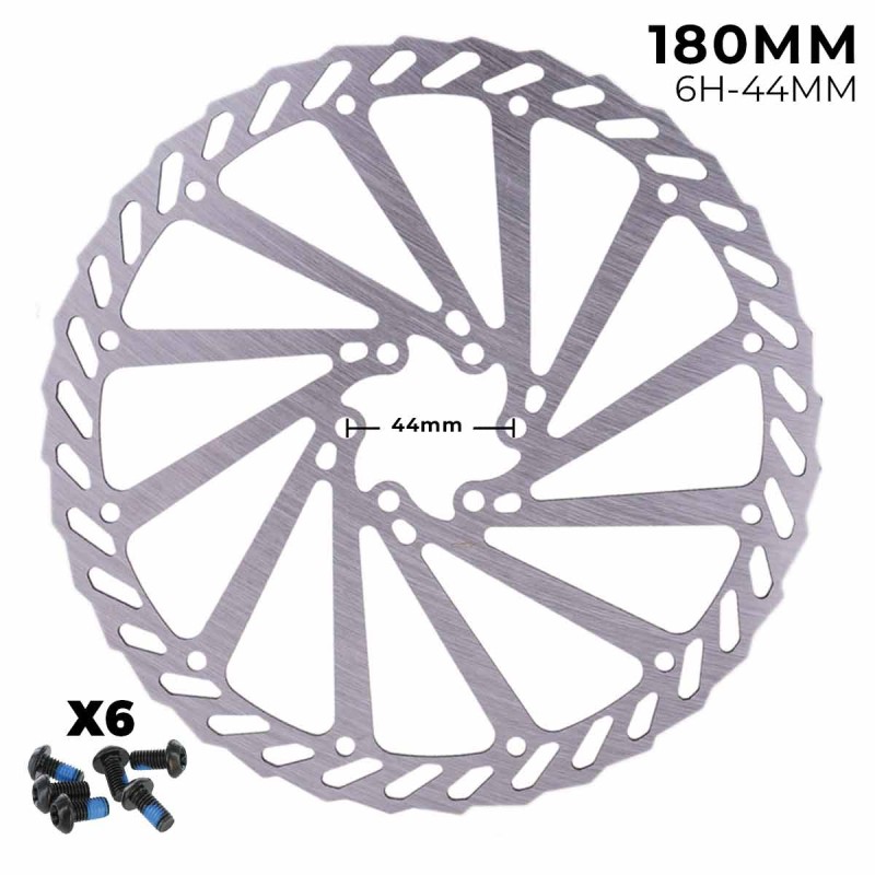 Disco de freno 180mm - Dentado (6H -44MM)