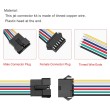 Conector SM 6 pines con cable 22 AWG - 5M/5H (pack 10 unidades)