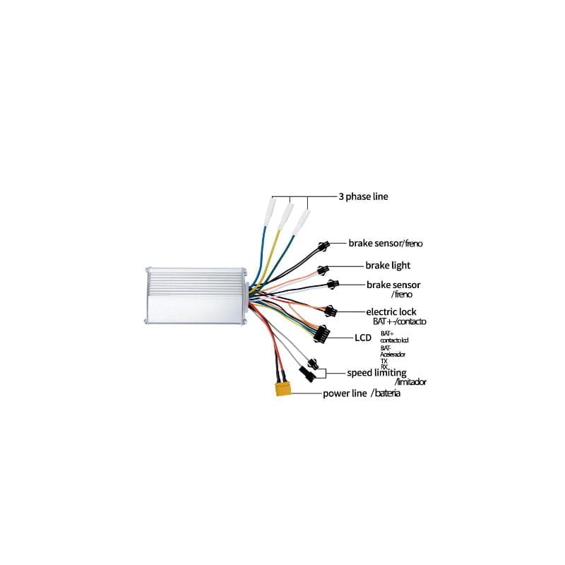 Kit controladora y display 60V single - JP