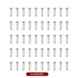 Tope cable freno (Pack 50 unidades) Plata
