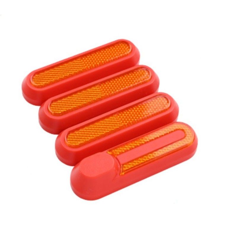 Tapa embellecedor catadióptrico reflectantes tornillo V2 para Xiaomi Rojo