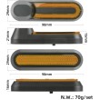 Tapa embellecedor catadióptrico reflectantes tornillo V2 para Xiaomi Rojo