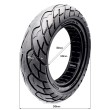 Rueda maciza 102,5-6,5 (34mm) [Nedong]