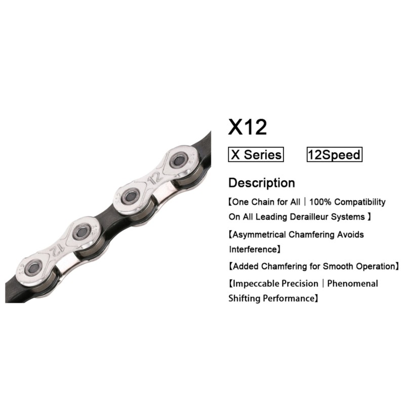Cadena Suniik KMC 12V (126 eslabones) [Suniik]