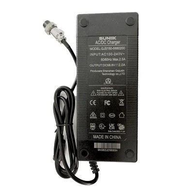 Cargador premium 58,8V 2A (conector 3 Pines GX16) [Suniik]
