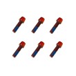 Tornillos Para La Potencia Manillar Rojo (Pack 6 unidades)