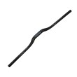 Manillar de Bici MTB Fibra de Carbono Color Plata