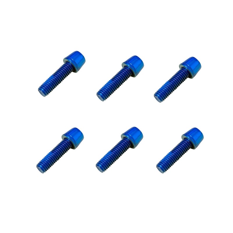 Tornillos Para La Potencia Manillar Azul (Pack 6 unidades)