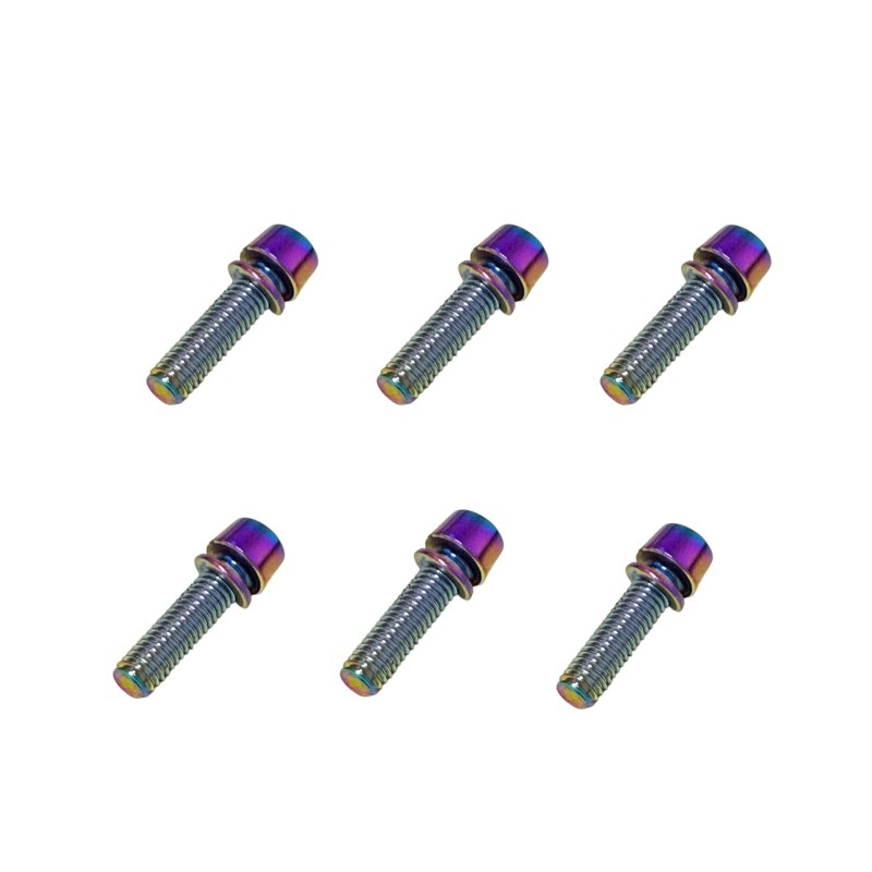 Tornillos Para La Potencia Manillar Arcoíris (Pack 6 unidades)