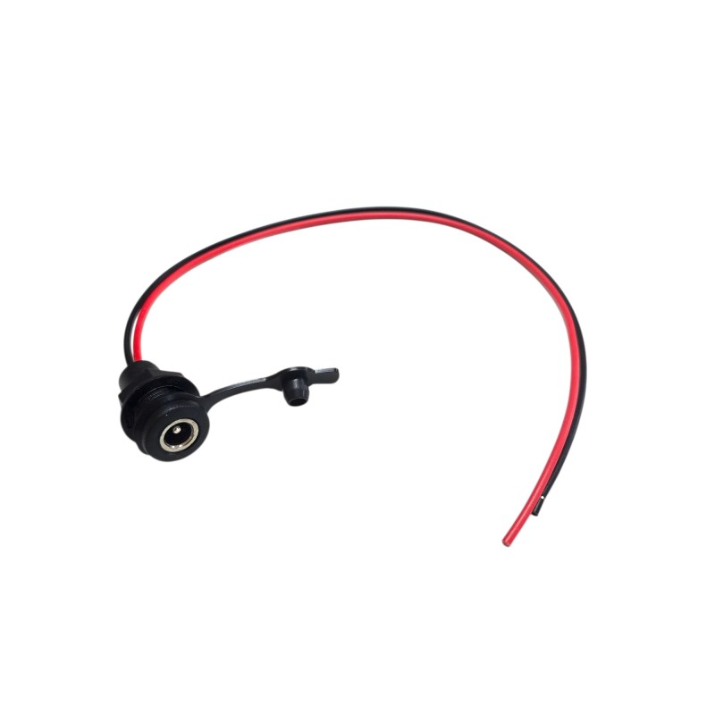 Toma de Carga Con Conector DC5521 con Tapa