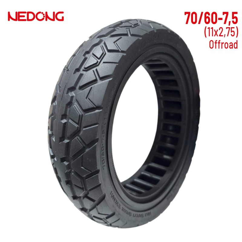 Rueda maciza 70/60-7,5 compatible con ZT3 [Nedong]