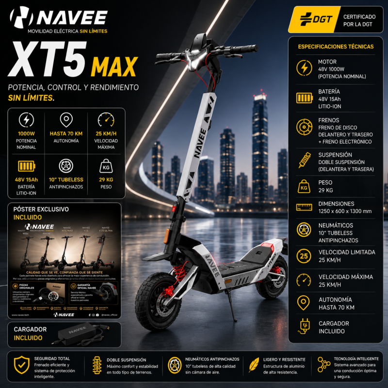 Navee XT5 Max - Homologado DGT