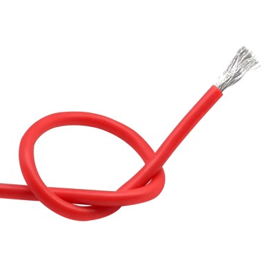 Cable eléctrico Silicona Flexible 8 AWG - rojo