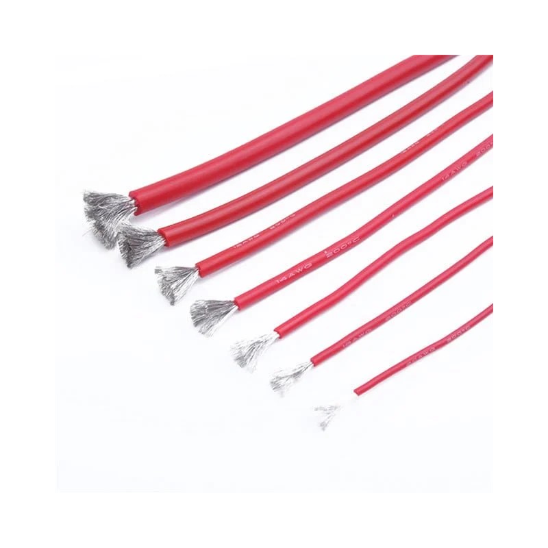 Cable eléctrico Silicona Flexible 8 AWG - negro