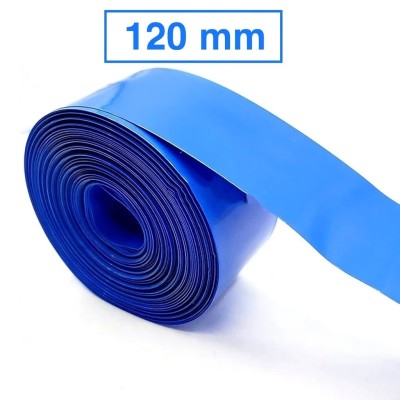 Tubo termorretráctil azul 120 milímetros - 1M