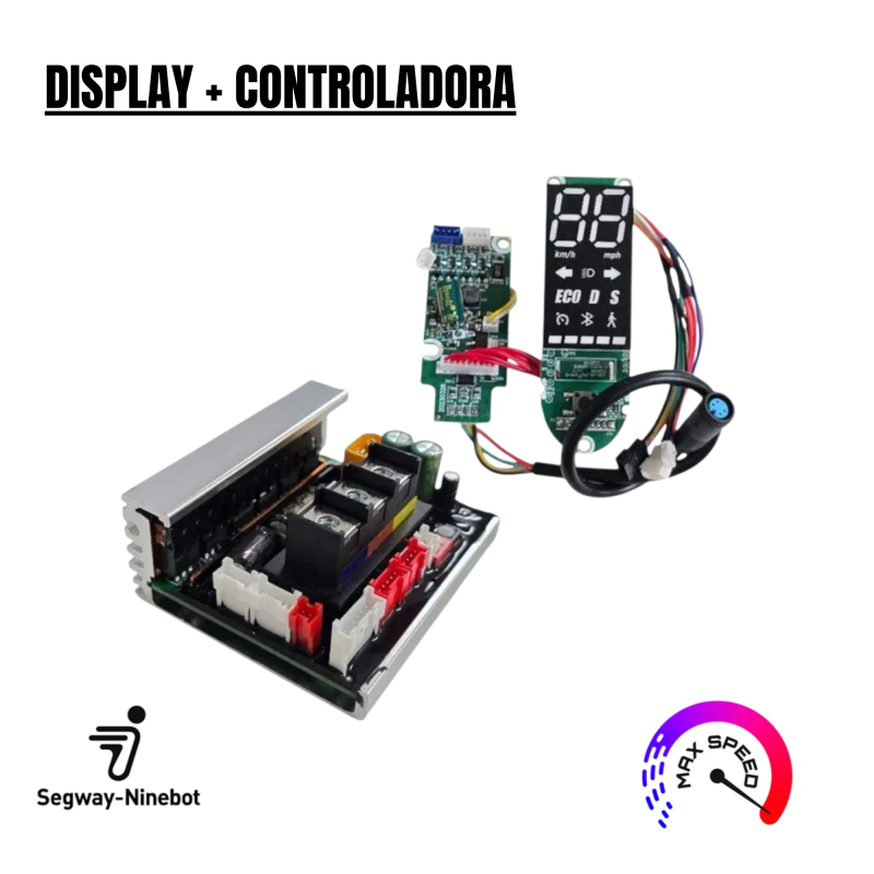 Pack controladora y display para Ninebot F2 - DESLIMITADO
