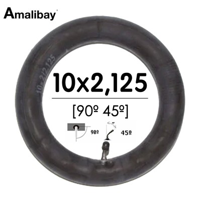 Cámara de aire reforzada 102,125 (válvula 90º 45º) - Premium [Amalibay]