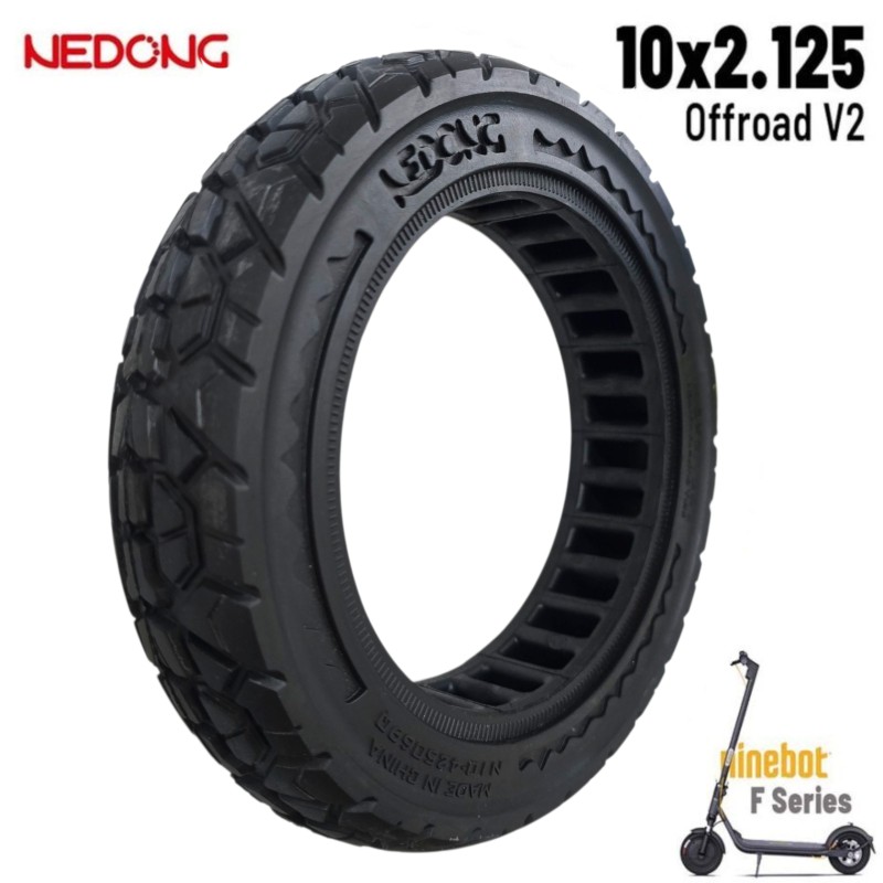 Rueda maciza amarilla offroad 102,125-6,5 42,5mm Negro [Nedong]