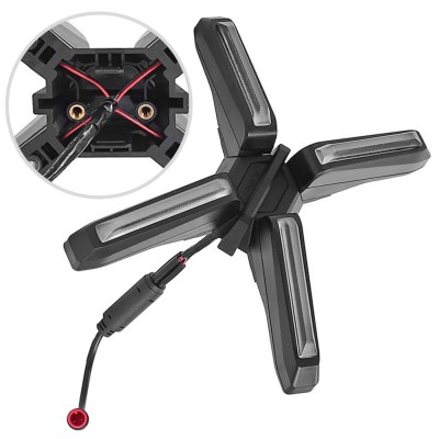 Luces (tipo X) para patinete eléctrico Segway Ninebot ZT3 Pro