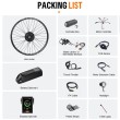 Kit conversión de bicicleta eléctrica con motor trasero 750W 48V - 26 pulgadas (Display: EKD01) [Bafang]