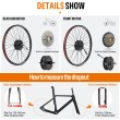 Kit conversión de bicicleta eléctrica con motor trasero 750W 48V - 26 pulgadas (Display: EKD01) [Bafang]