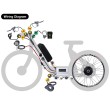 Kit conversión de bicicleta eléctrica con motor trasero 750W 48V - 27,5 pulgadas (Display: EKD01) [Bafang]