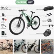 Kit conversión de bicicleta eléctrica de accionamiento medio 750W 48V - 100MM (Display: EKD01) [Bafang]