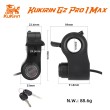 Acelerador con llave de contacto Kukirin G2 pro (Versión 2024)