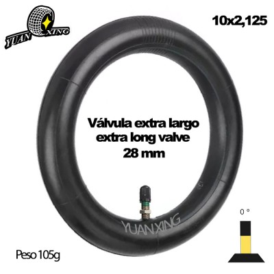 Cámara de aire 102,125 con Válvula extra larga [Yuanxing]