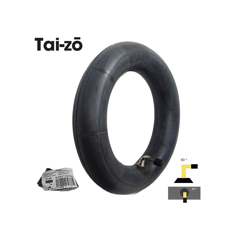 Cámara de aire 8,5×2 50/134 90ºx90º Reforzada[Tai-zō]