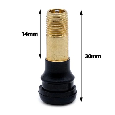 Válvula tubeless recta de 30mm ( Pack 1 de 20 unidades)