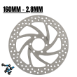 Disco de freno de 160mm y 2,8mm de grosor - circulo