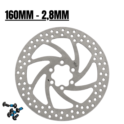 Disco de freno de 160mm y 2,8mm de grosor - flor