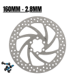 Disco de freno de 160mm y 2,8mm de grosor - flor