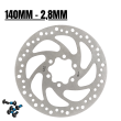 Disco de freno de 140mm y 2,8mm de grosor - flor