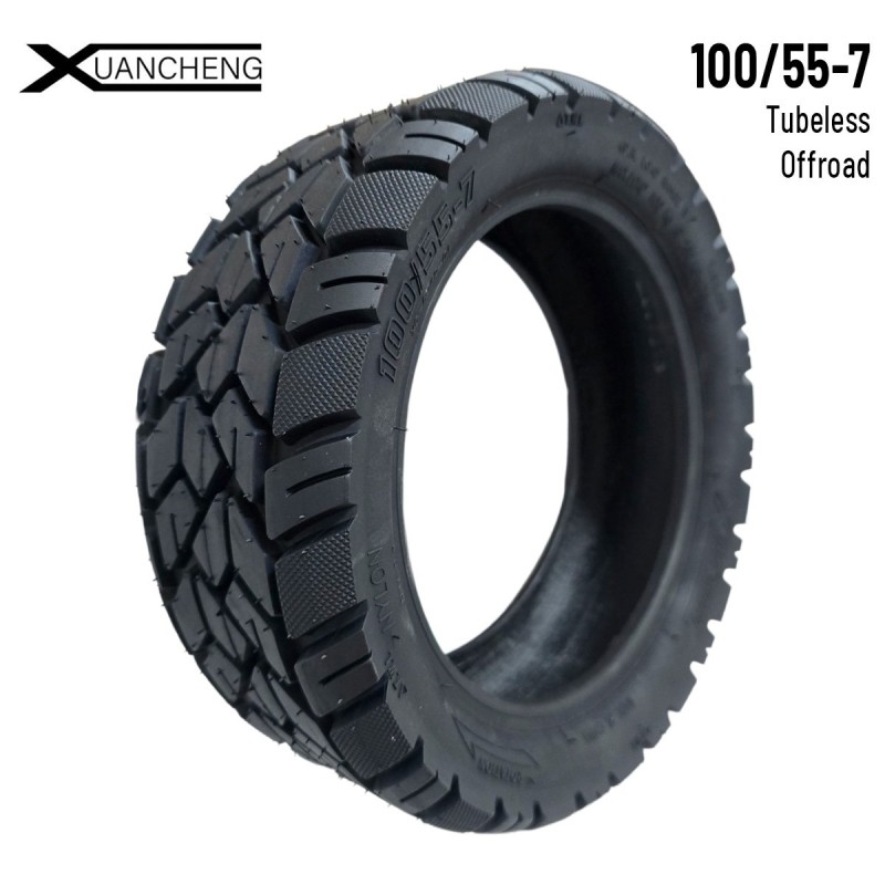 Rueda cubierta 100/55-7 Tubeless Offroad [Xuancheng]
