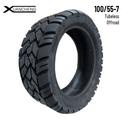 Rueda cubierta 100/55-7 Tubeless Offroad [Xuancheng]