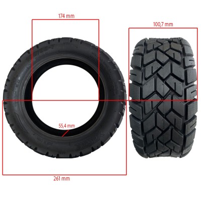 Rueda cubierta 100/55-7 Tubeless Offroad [Xuancheng]