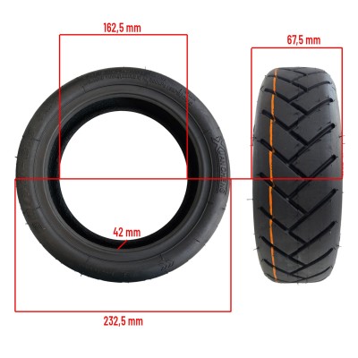 Rueda cubierta 60/70-6,5 Tubeless Cityroad para Xiaomi 5/mi4 (2gen) [Xuancheng]