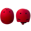 Casco con luz trasera - Rojo [Talla L]