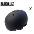 Casco con luz trasera - Negro [Talla L]