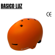 Casco con luz trasera - Naranja [Talla L]