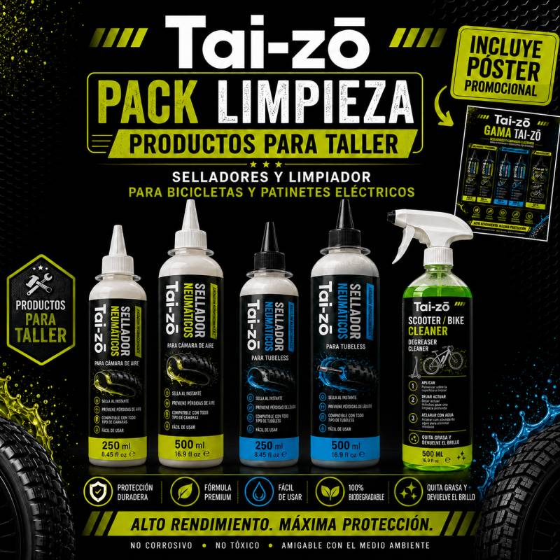 Pack limpieza y selladores para Taller Tai-Zo