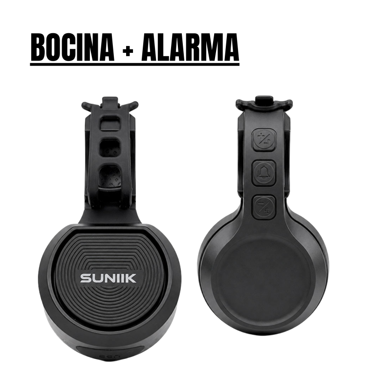 Bocina con alarma para patinete/bicicleta