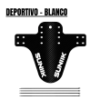 Guardabarros generico en fibra de carbono - blanco