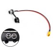 Puerto de carga GX16 con conector XT60